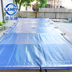 <span class=keywords><strong>Cubiertas</strong></span> de Seguridad Móviles de PVC para <span class=keywords><strong>Piscinas</strong></span> Impermeables y Resistentes a los Rayos UV con Soportes para Albercas - Product Image 2