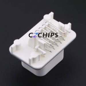 K776280WR-14-PTSNW Automotive Connector Bent Lead Through Hole Connector 14P 4mm 3 Right Angle Insert - Product Image 2