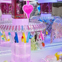 Mesin Cakar Hadiah Mainan Anak-Anak Terlaris Pabrik, Konsol Permainan Berkualitas, Hadiah Baru, Mesin Cakar Logam Plastik