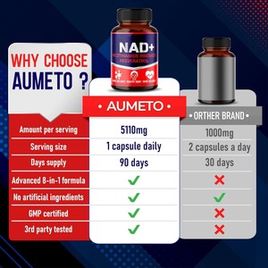 OEM Private Label NAD + капсулы для восстановления старения защиты мозга NAD + капсулы Чистая Добавка энергии - Product Image 3