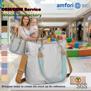 Bolsa de Pañales para Mamá, Personalizada con Logotipo, Gran Capacidad, Impermeable, Portátil, Ligera, para Viajes - Product Image 1