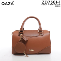 QAZA Sac à Main 2-en-1 en Cuir PU, Sac Fourre-Tout de Luxe pour Femme, Sac Bandoulière pour Affaires, Quotidien et Voyage