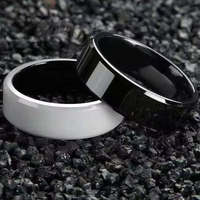 Bague Intelligente Personnalisée pour Paiement Sans Contact RFID NFC T5577 EM4305 13.56MHz 213/215/216 Cartes de Membrement Professionnelles Hôtelières Accès Étanche