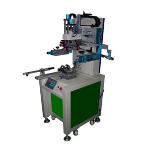 High Semi-Automatic Disposable Bottle Printing Machine Cylinder Screen Printer <b>Plastic</b> <b>Cups</b> Digital Features - Product Image 4