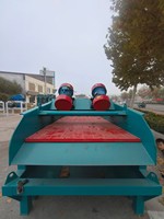 Machine de criblage et de déshydratation par vibration linéaire pour sable et gravier |   Machine intégrée de récupération de sable fin