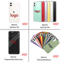 LOGO personnalisé Silicone Tpu Designers personnalisés housse de téléphone portable pour iPhone 11 12 13 14 mini Pro Max