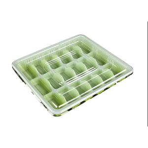 Scatola per gnocchi usa e getta in plastica per contenitore da asporto per gnocchi da 18 griglie all'ingrosso - Product Image 6