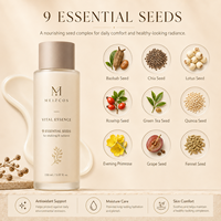 Essence Visage Hydratante, Nourrissante et Éclaircissante Private Label Vital Essence 2 SKU 9 Graines Essentielles 5 Racines Énergétiques OEM ODM 150ml