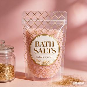 Bolsa Doypack Personalizada con Logo Impreso para Sal Rosa, Bolsa Resellable para Exfoliante Corporal de Sal Rosa, Bolsa para Jabón en Barra con Cierre Ziplock - Product Image 2