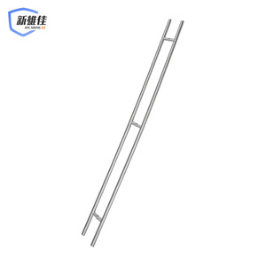 Xin Xiong Jia Stainless Steel <b>Door</b> Handle For Glass Wooden <b>Doors</b> Modern Design Easy Installation Ambidextrous Metal Hardware - Product Image 4