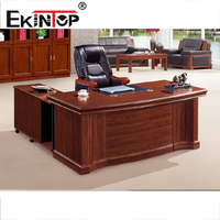 Patron en bois mélamine table de bureau en forme de L nouveau design