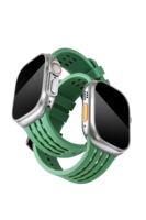 Nouveau Design Sport Bracelet En Caoutchouc Bracelet De Montre En Silicone Souple pour Apple Watch Band 38 40 41 42 44 45mm pour IWatch S 9 Ultra 8 7 6