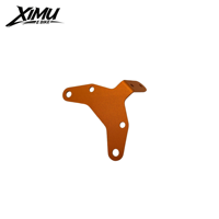 XIMU développe et fabrique indépendamment des composants en alliage d'aluminium usinés par CNC pour les supports de plaque d'immatriculation Light Bee.