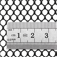 Tissu en maille hexagonale 100% polyester, sac à linge monocouche, tissu 75d tricoté en chaîne, doublure de tente, fil teint, motif disponible