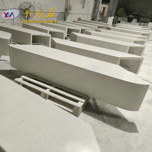 Nuevos Materiales de Construcción de Piedra, Banco de Hormigón UHPC Gris de Alta Resistencia, Asientos para Patio Exterior, Foshan, Guangdong - Product Image 4