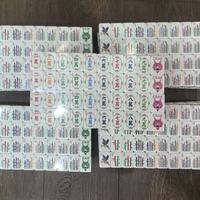 Jeu de Mahjong américain moderne en acrylique rose pour 4 joueurs - Jeu de société portable sur le thème chinois