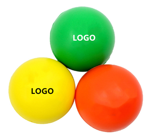 Star Stress Mini Foam Squeeze Balls Yellow Anxiety Relief Toys for School Rewards Prizes Party Favors Exercise Gift - Product Image 1