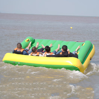 Bateau gonflable en PVC pour l'eau : Banane, Grand Poisson Volant, Ours Fraise, Naza, Surf de mer, Petit Canard Jaune, Pikachu, JUNAO 500kg+