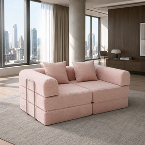 Divano in Memory Foam Compresso Sottovuoto, Set Sezionale Quadrato a 3 Posti, Poltrona Letto, Divano a 2 Posti Compresso ad Aria - Product Image 1