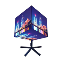 Schermo LED Cubo Rotante RGX P2 640*640mm per Interni, Display Digitale con Garanzia di 3 Anni, Frequenza di Aggiornamento 3840Hz, Display LED Magico