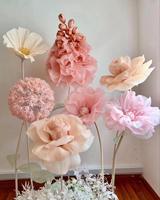 Fleurs artificielles florales faites à la main pour décor de fête d'Halloween Senior accessoires de scène et décoration de mariage décor d'événement