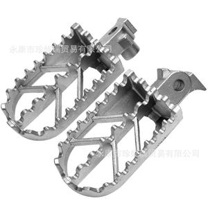 แป้นเหยียบเหล็กสีเงิน ขนาด 8 สำหรับ CQR Zhenglin XR50 CRF50 70 อะไหล่ซ่อมบำรุงรถจักรยานยนต์ - Product Image 2
