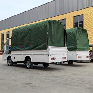 Zhenda White Mini Bus With Cargo Box Wholesale 11 14 Seats Electric Mini Bus Four Wheels Electric City Sightseeing <b>Car</b> - Product Image 3