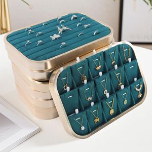 Manufacturer Multi-compartment Jewelry Display Tray Bracelets Bangles Pendants <b>Rings</b> Organizer for Boutique Counter Display - Product Image 1