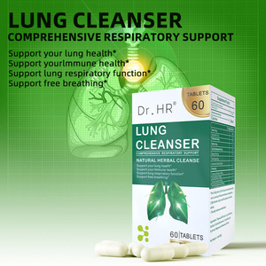Tabletas Herbales para la Desintoxicación y Limpieza Pulmonar, Apoyo para la Salud Respiratoria, Suplemento de Purificación Pulmonar, en Existencia, Proveedor de Marca Privada Personalizada - Product Image 1