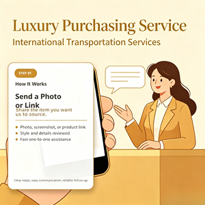 Connexion directe avec l'agence d'approvisionnement de marchandises de luxe Taobao 1688, agence d'approvisionnement de marchandises de créateurs haut de gamme, fret maritime DDP - Product Image 1