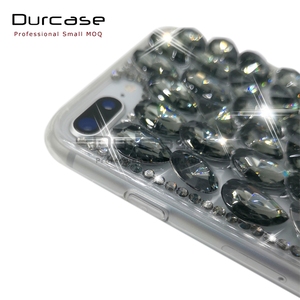 Đáng yêu Bling tinh thể kim cương Rhinestone đầy đủ Bìa <span class=keywords><strong>3D</strong></span> đá cứng trở lại điện thoại di động Trường hợp đối với Samsung Galaxy S22 S23 cộng với s22u - Product Image 3