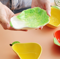 Petits bols de service en céramique pour la fête Plat de trempage multi-design pour la sauce soja Dessert Fruits Apéritif BBQ Condiments