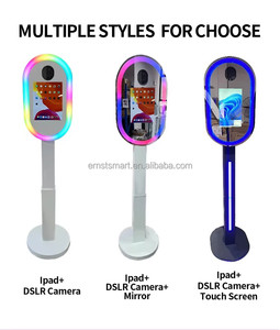 Le plus récent Ipad Photo Booth Shell Imprimante Stand Selfie Handheld Roamer 12.9 Ipad Photobooth Écran Lcd Avec Flight Case Pour Les Événements - Product Image 6