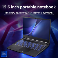 Nueva Laptop Gaming I7 de 11.ª Generación RTX3060 con 32GB RAM SSD Cuerpo Metálico Pantalla IPS Teclado Inglés Inalámbrico PC Portátil Windows 11 OEM