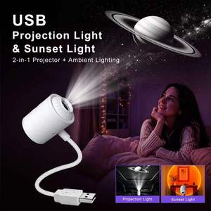 Proyector de Luz Flexible con Diseño de Galaxia y Cielo Estrellado, Ángulo Ajustable, Lámpara Colorida para Decoración de Paredes y Techos en Dormitorios y Hogares - Product Image 3