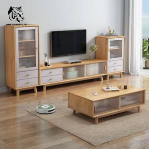 Meuble TV moderne en bois, vente directe usine, meilleur prix, rangement écologique, personnalisable pour salon et chambre - Product Image 5