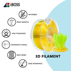 Iboss 1.75Mm Gradiënt Semi Transparant Pla Filament Zomer Kleur <span class=keywords><strong>Plastic</strong></span> Grondstof 3d Printer Gloeidraad - Product Image 4