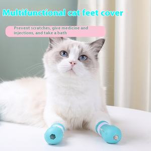Fundas Protectoras para Uñas de Gato, Cubiertas para Patas de Gato para Evitar Arañazos y Baños, Producto de Aseo para Gatos - Product Image 4