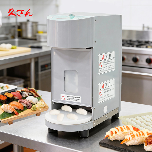 Small Tabletop Electric Stainless Steel Sushi Rice Ball Machine for Restaurant & Canteen