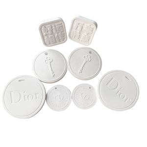 Difusor de aroma de piedra de yeso redondo, ambientador de aroma de alta calidad para coche - Product Image 6