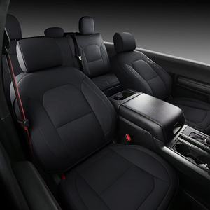 Ensemble complet <span class=keywords><strong>de</strong></span> housses <span class=keywords><strong>de</strong></span> sièges en cuir pour camionnette Ranger <span class=keywords><strong>Ford</strong></span> <span class=keywords><strong>F150</strong></span> F150XLT F-150 F250 F350 F450 2015-2024 - Product Image 2