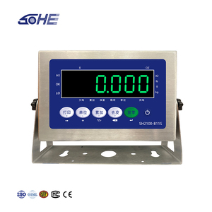 SOHE B11S مؤشر وزن الفولاذ المقاوم للصدأ مع منفذ تسلسلي وبلوتوث لنقل بيانات الوزن لاستخدام المصنع.