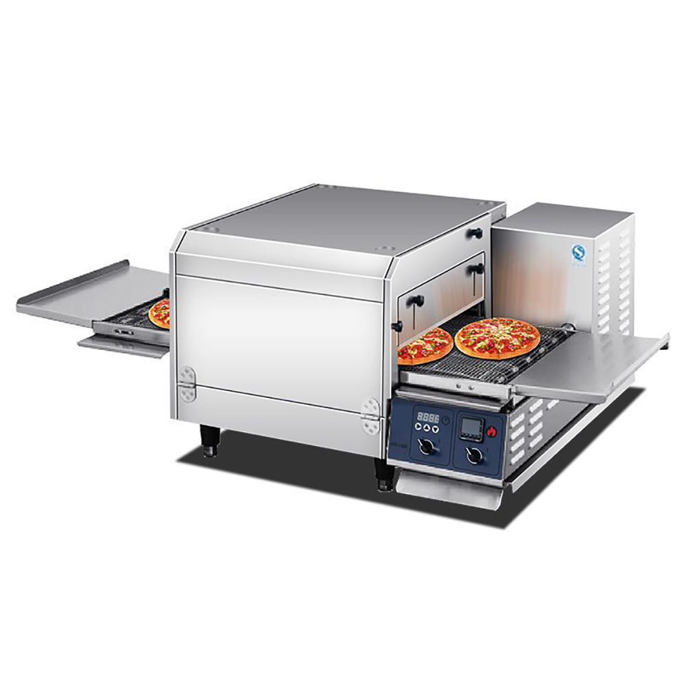 Crawler pizza oven commercial electric hot air circulation large chain food baking pizza oven