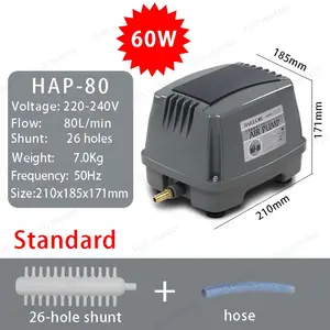 Hailea Aquarium Compressor Voor Aquarium Septic Vijver Oor Membraan Luchtpomp <span class=keywords><strong>Aqua</strong></span> Blower Hap 60 80 100 120 - Product Image 5