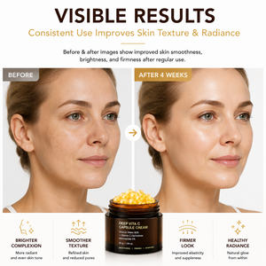 Soin de la peau, gel hydratant réparateur, éclat, <span class=keywords><strong>anti</strong></span>-<span class=keywords><strong>rides</strong></span>, raffermissant, crème en capsule dorée avec vitamine C en profondeur - Product Image 5