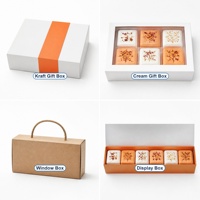 Tablette de douche artisanale à l'orange douce, apaisante et relaxante, coffret cadeau spa pour la douche, OEM ODM 50g