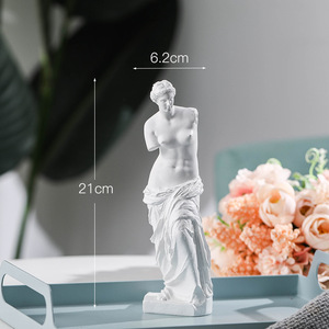 Estatua de <span class=keywords><strong>Venus</strong></span> de Milo, Figura de Afrodita de la Mitología Griega, Escultura de Resina Blanca, Arte Clásico, Decoración del Hogar, Regalo Coleccionable, Venta al por Mayor - Product Image 5