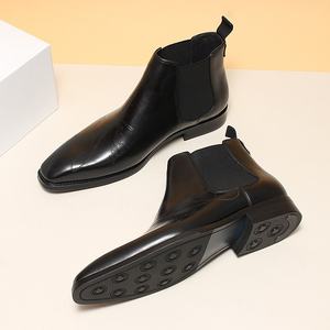 Zapatos de Cuero Calado - Zapatos Brogue de Plataforma para Hombre de Cuero Genuino con Suela Gruesa - Zapatos Casuales Transpirables para Hombre - Product Image 2