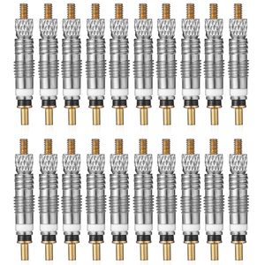 Valve tubeless en cuivre à embout français pour réparation et remplacement de pneus de vélo VT 002 en alliage de zinc argenté - Product Image 1