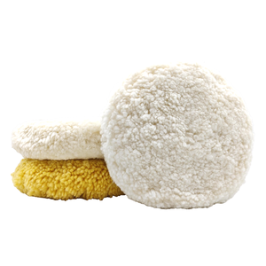 Roue <span class=keywords><strong>de</strong></span> polissage en <span class=keywords><strong>laine</strong></span> professionnelle à double face <span class=keywords><strong>de</strong></span> 8 pouces avec pompons, tampon <span class=keywords><strong>de</strong></span> polissage <span class=keywords><strong>de</strong></span> voiture en <span class=keywords><strong>laine</strong></span> torsadée OEM - Product Image 5